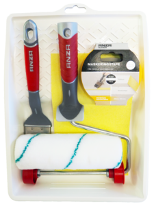 Elite väggrollerset med tejp